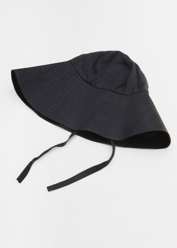 Preorder | Black | Linen Hat
