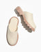 Natural | Lug Sole Clog | last of the lot