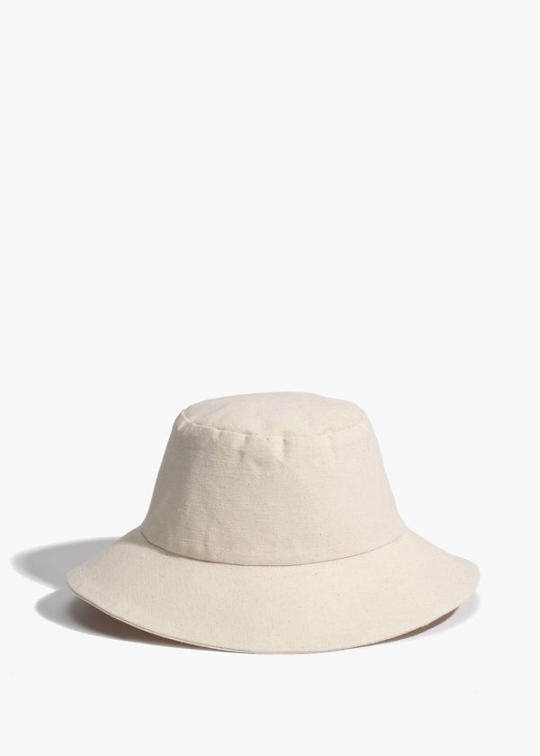 Preorder | Natural | Short Brim Canvas Hat