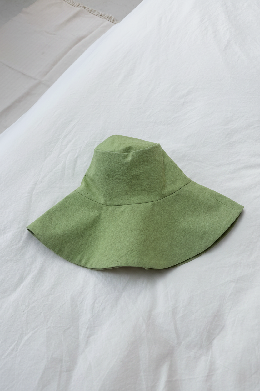 Canvas Hat | Wide Brim | Matcha