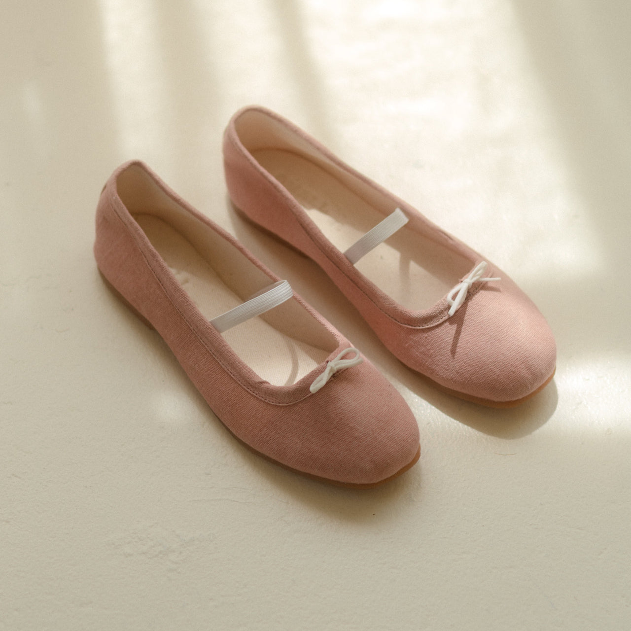 Ballet Flat | Pale Pink | Flaw | Size 7 + 9