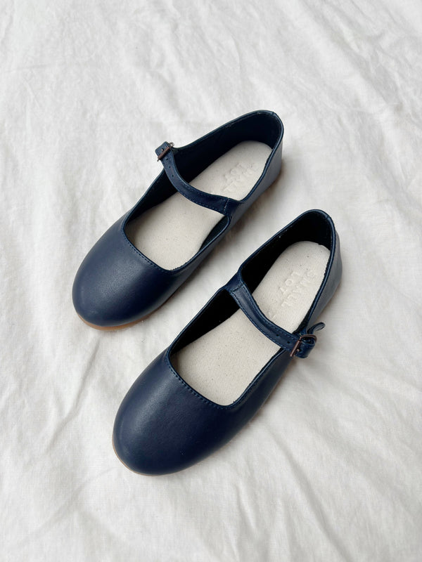 Navy Blue | Cactus Leather Mary Jane