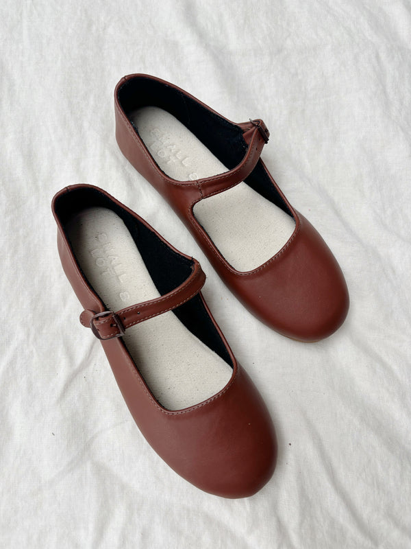 Brown | Cactus Leather Mary Jane
