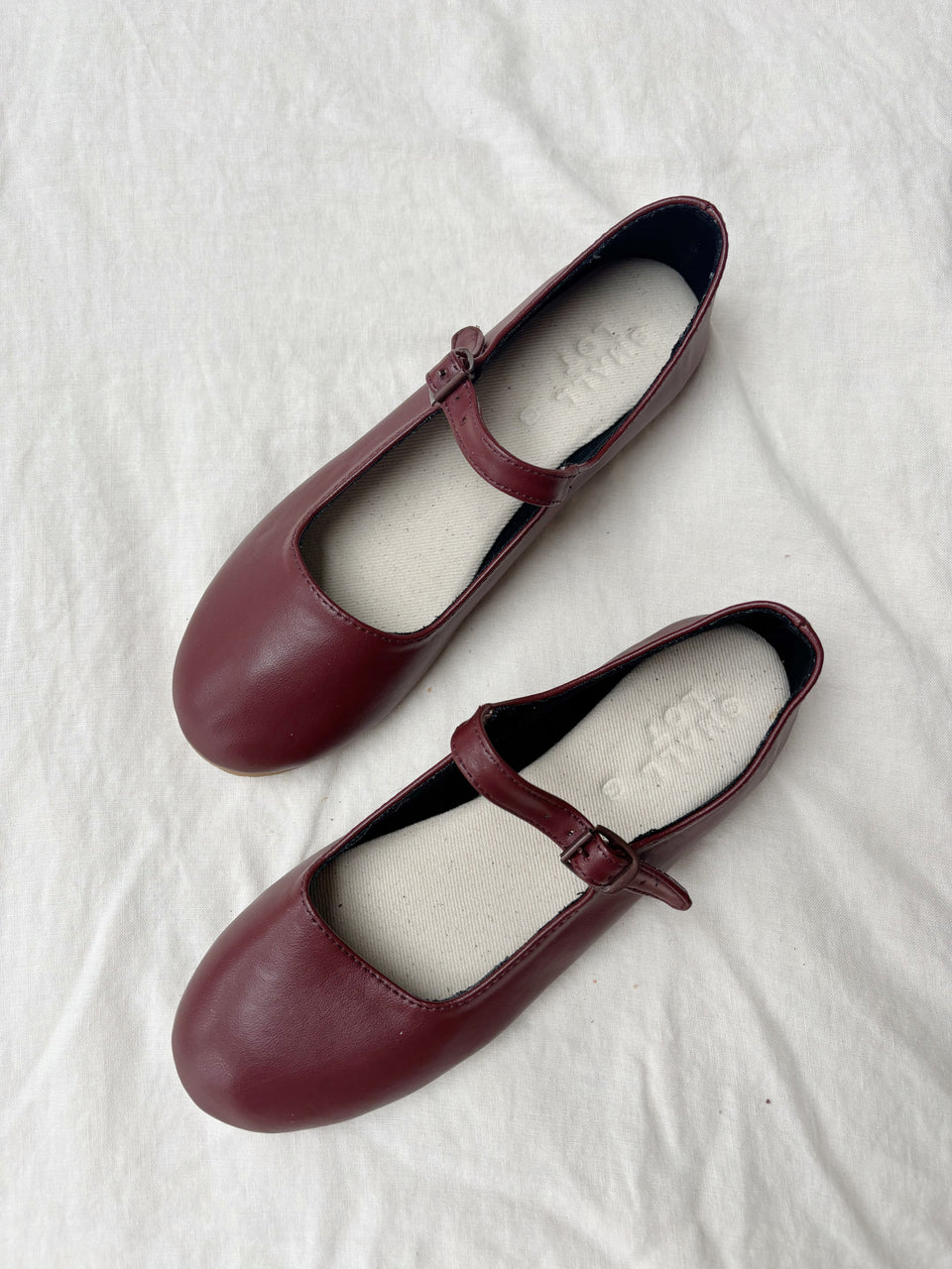 Dark Red | Cactus Leather Mary Jane