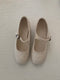 Natural | Heeled Mary Jane