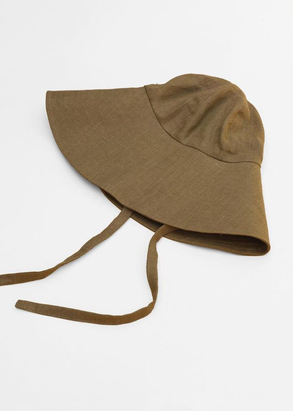 Adult Linen Hat | Moss