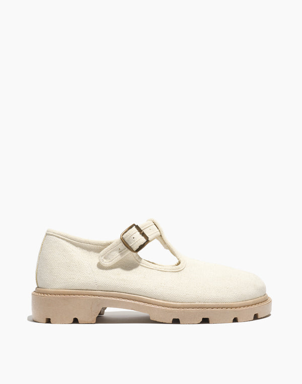 Preorder | Natural | Lug Sole Mary Jane