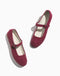 Wine | Classic Mary Jane Shoes