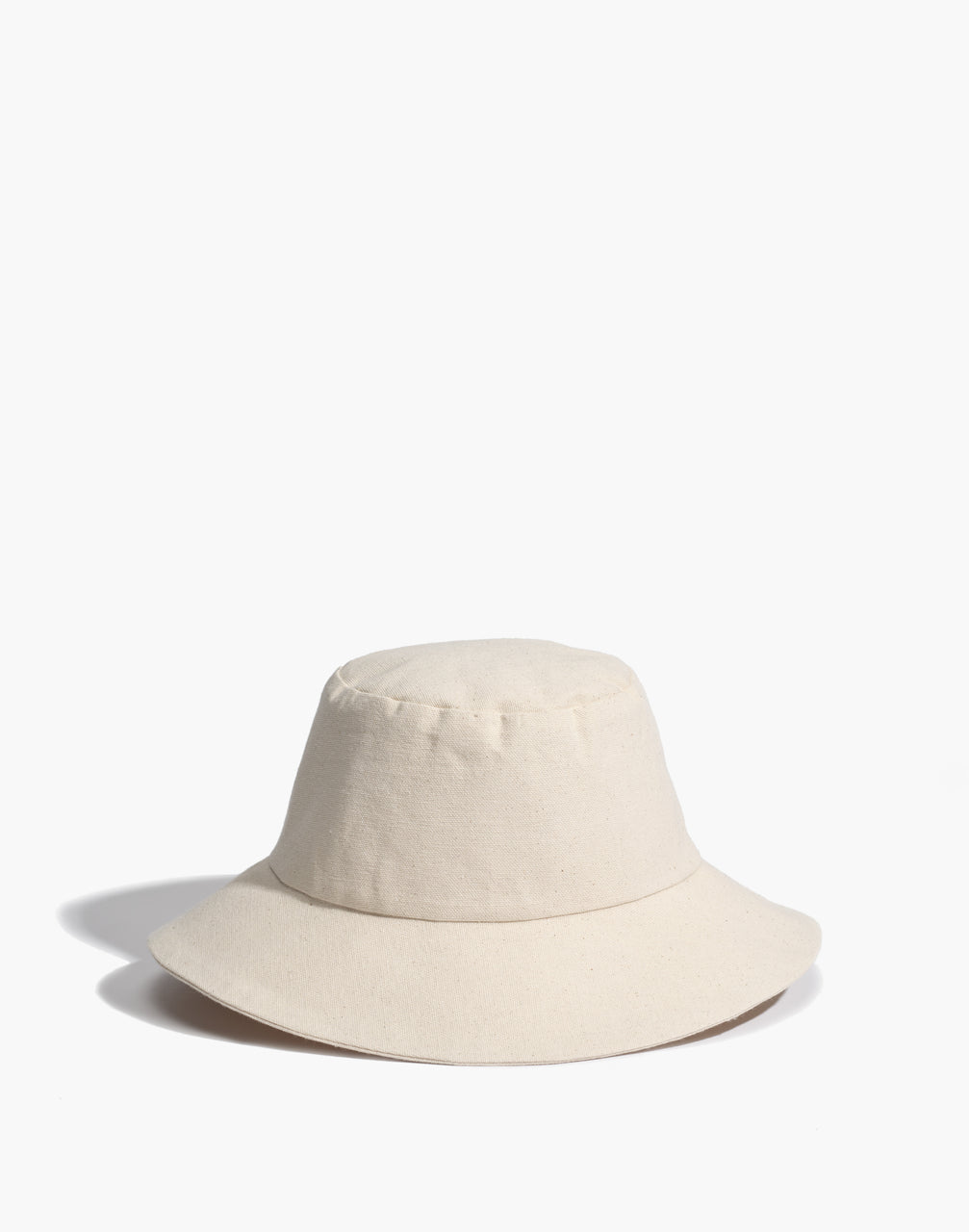 Natural | Short Brim Canvas Hat