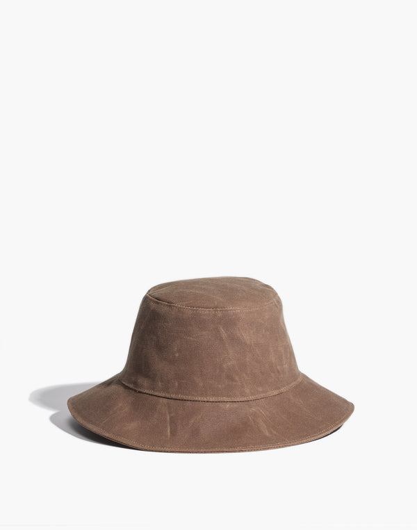 Waxed Canvas Hat | Brush Brown